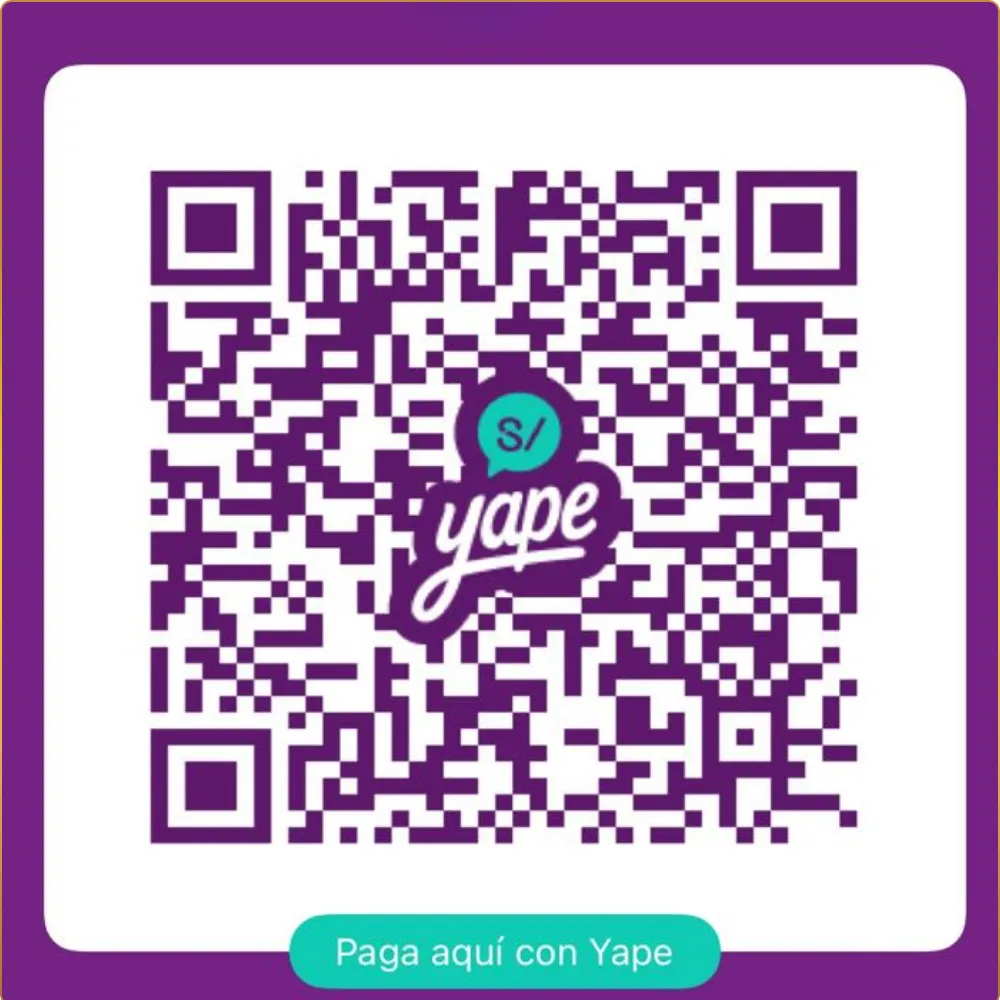 QR Yape para pago